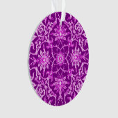 Art Nouveau Chinese Pattern - Amethyst Lila Ornament (Vorderseite)