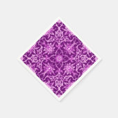 Art Nouveau Chinese Pattern - Amethyst Lila Serviette (Ecke)