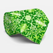 Art Nouveau Chinese Pattern - Emerald Green Krawatte (Gerollt)