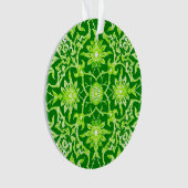 Art Nouveau Chinese Pattern - Emerald Green Ornament (Vorderseite)