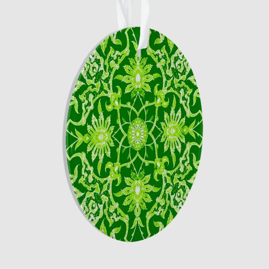 Art Nouveau Chinese Pattern - Emerald Green Ornament (Vorderseite)