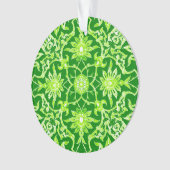 Art Nouveau Chinese Pattern - Emerald Green Ornament (Vorderseite)