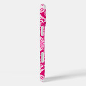 Art Nouveau Chinese Pattern - Fuchsia Pink Case-Mate iPhone Hülle (Rückseite / Rechts)