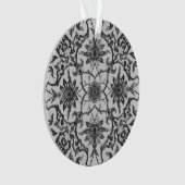 Art Nouveau Chinese Pattern - Silver Gray Ornament (Vorderseite)