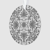Art Nouveau Chinese Pattern - Silver Gray Ornament (Vorderseite)
