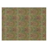 Art Nouveau Chrysanthema & Artichoke Muster Tischdecke (Vorderseite (Horizontal))