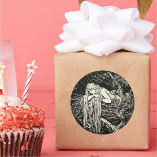 Art Nouveau Classic Round Sticker