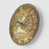 Art Nouveau Clock Große Wanduhr (Winkel)