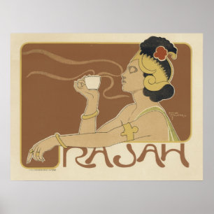 Art Nouveau Coffee Poster