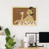 Art Nouveau Coffee Poster (Heimbüro)