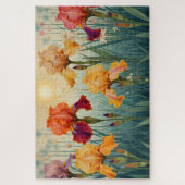 Art Nouveau Colority Iris Puzzle (Vertikal)