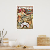 Art Nouveau Cookie Advertising von Alphonse Mucha Poster (Küche)