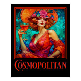 Art Nouveau Cosmopolitan Poster