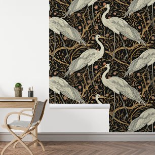 Art Nouveau Cranes Tapete