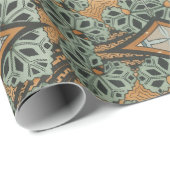 Art nouveau Cyclamen floral Eugene Grasset elegant Geschenkpapier (Rolleneckpunkt)