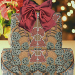 Art nouveau Cyclamen floral Eugene Grasset elegant Geschenkpapier