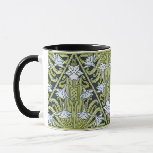 Art Nouveau Daffodis Tasse (Links)
