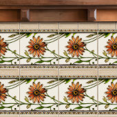 Art Nouveau Daisies Unberührte Flora Fliese