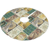 Art Nouveau Damen Polyester Weihnachtsbaumdecke (Schrägansicht)
