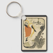 Art Nouveau Dancer Jane Avril, Toulouse Lautrec Schlüsselanhänger (Vorderseite)