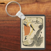 Art Nouveau Dancer Jane Avril, Toulouse Lautrec Schlüsselanhänger (Vorderseite)