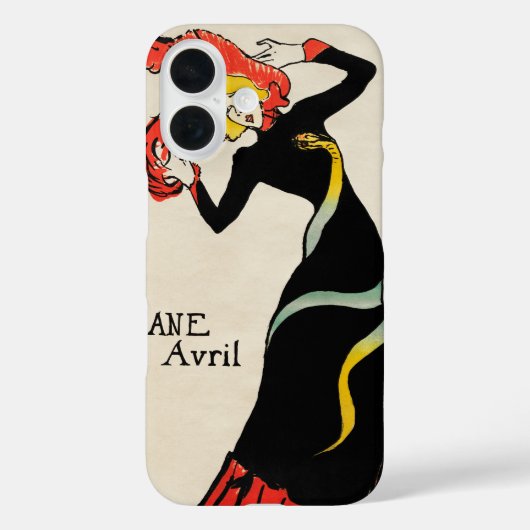 Art Nouveau Dancer Jane Avril von Toulouse Lautrec Case-Mate iPhone Hülle (Rückseite)