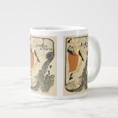 Art Nouveau Dancer Jane Avril von Toulouse Lautrec Jumbo-Tasse (Vorderseite Rechts)