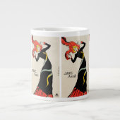Art Nouveau Dancer Jane Avril von Toulouse Lautrec Jumbo-Tasse (Vorderseite)