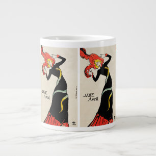 Art Nouveau Dancer Jane Avril von Toulouse Lautrec Jumbo-Tasse