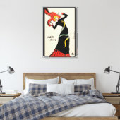 Art Nouveau Dancer Jane Avril von Toulouse Lautrec Leinwanddruck (Insitu (Schlafzimmer))