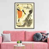 Art Nouveau Dancer Jane Avril von Toulouse Lautrec Leinwanddruck (Insitu (Wohnzimmer))