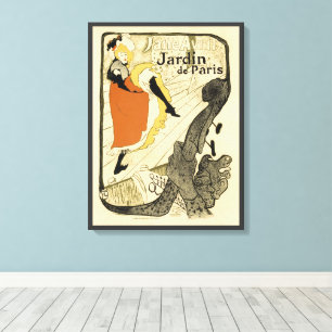 Art Nouveau Dancer Jane Avril von Toulouse Lautrec Leinwanddruck