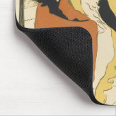 Art Nouveau Dancer Jane Avril von Toulouse Lautrec Mousepad (Ecke)