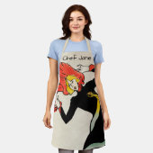 Art Nouveau Dancer Jane Avril von Toulouse Lautrec Schürze (Getragen)