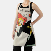 Art Nouveau Dancer Jane Avril von Toulouse Lautrec Schürze (InSitu)