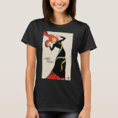 Art Nouveau Dancer Jane Avril von Toulouse Lautrec T-Shirt (Vorderseite)