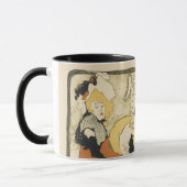Art Nouveau Dancer Jane Avril von Toulouse Lautrec Tasse (Links)