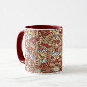 Art Nouveau Dandelprint Tasse (Vorderseite Links)