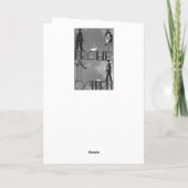 Art Nouveau Dankeskarte (Rückseite)