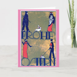 Art Nouveau Dankeskarte