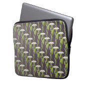 Art Nouveau dark Ipomoea Tapete Laptopschutzhülle (Vorderseite Links)