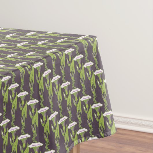 Art Nouveau dark Ipomoea Tapete Tischdecke (Beispiel)