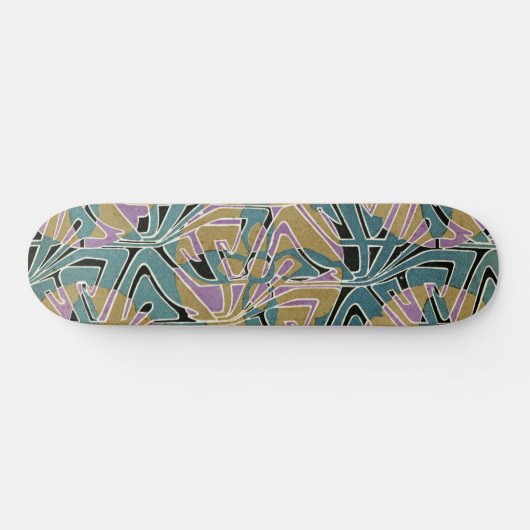 Art Nouveau Design #11 @ VictoriaShaylee Skateboard (Horizontal)