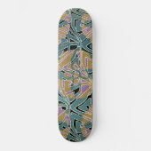 Art Nouveau Design #11 @ VictoriaShaylee Skateboard (Vorderseite)