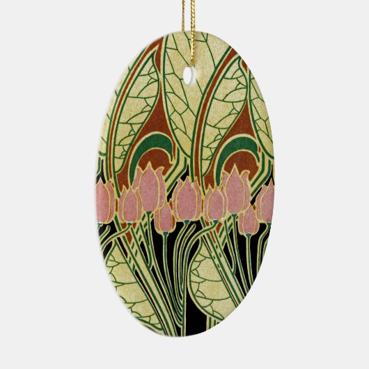 Art Nouveau Design #1 Keramikornament (Rechts)