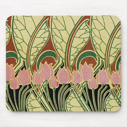 Art Nouveau Design #1 Mousepad (Vorne)