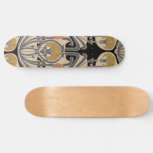 Art Nouveau Design #7 @ VictoriaShaylee Skateboard (Horizontal)