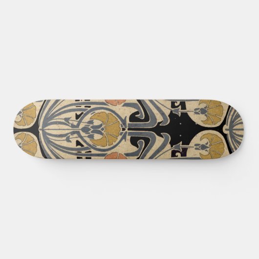 Art Nouveau Design #7 @ VictoriaShaylee Skateboard (Horizontal)