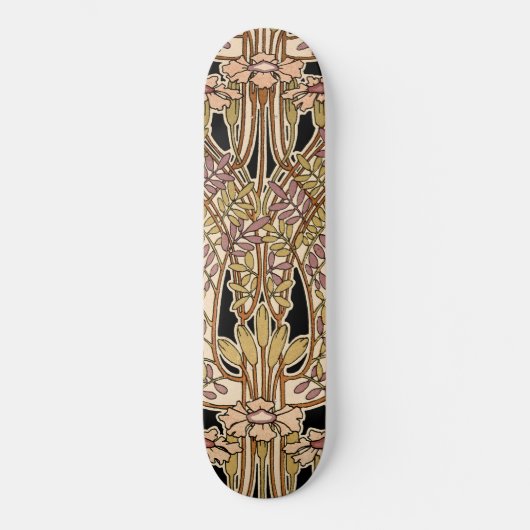 Art Nouveau Design #9 @ VictoriaShaylee Skateboard (Vorderseite)