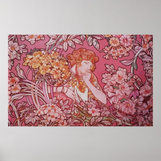 Art Nouveau Design Value Poster Paper (Matte) (Vorne)